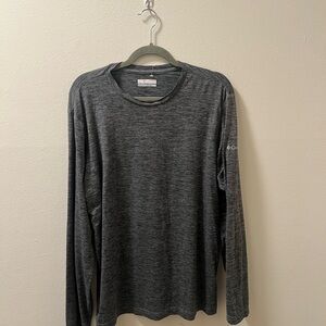 Columbia Men's Charcoal Long Sleeve Tee